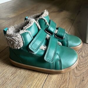 Ten Little Green Furry High Tops 9